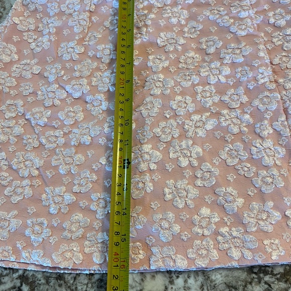 Wild Fable Womens Light Pink Floral High Rise Notch Front Mini Skirt Size 12 - Picture 2 of 12